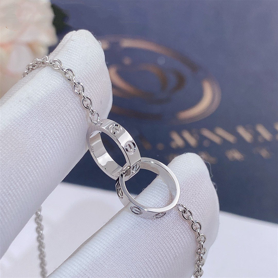 [Marin-Jewelry]LOVE BRACELET DOUBLE RING