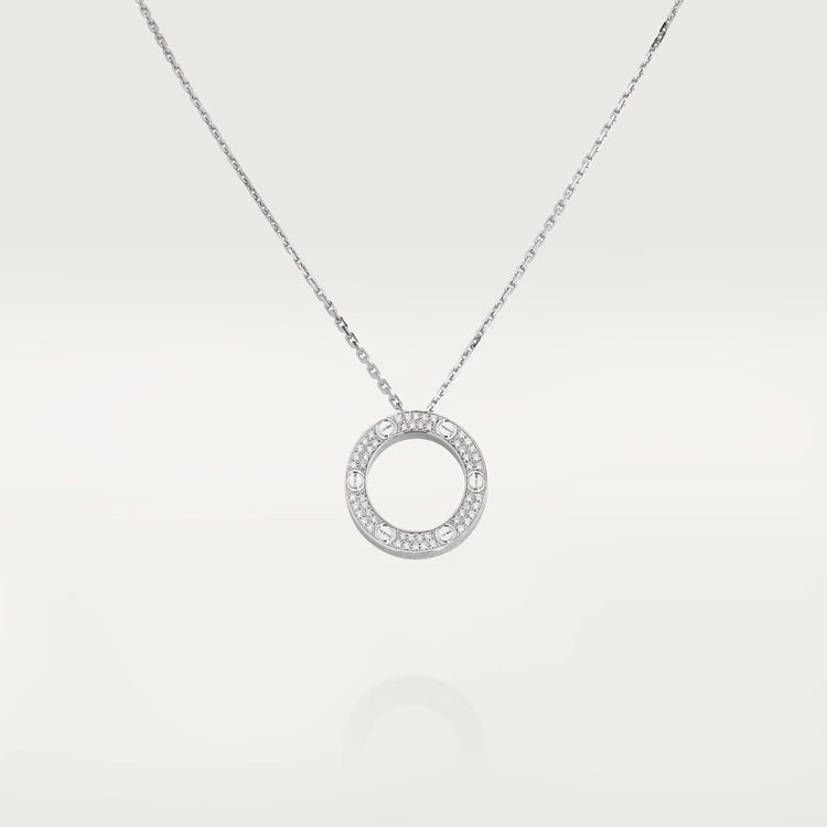 [Marin]LOVE NECKLACE ADJUSTABLE SILVER