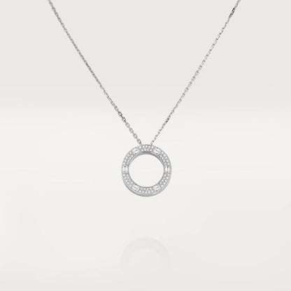 [Marin]LOVE NECKLACE ADJUSTABLE SILVER