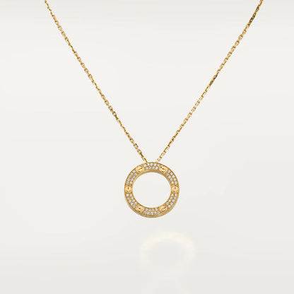 [Marin]LOVE NECKLACE ADJUSTABLE ROSE GOLD