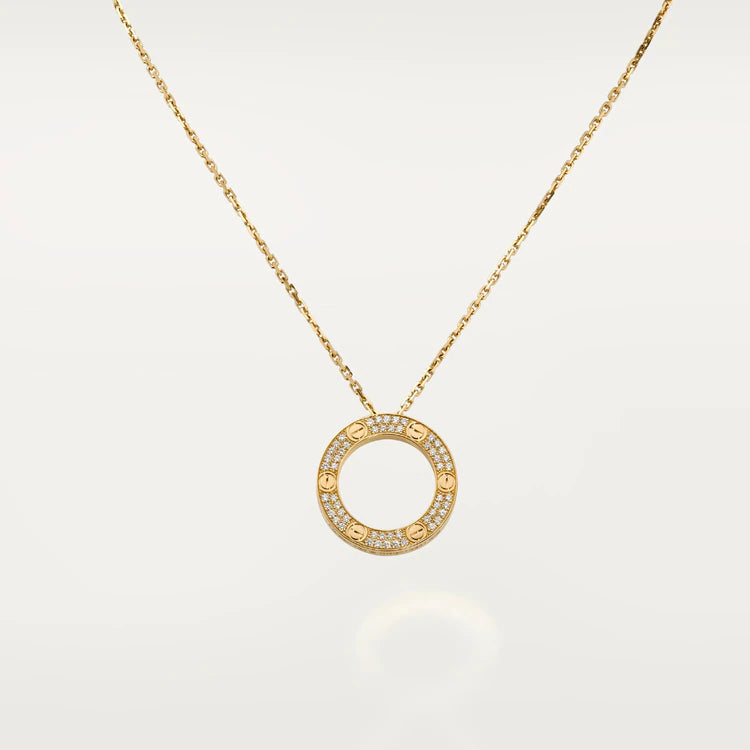 [Marin]COLLIER AMOUR RÉGLABLE OR ROSE