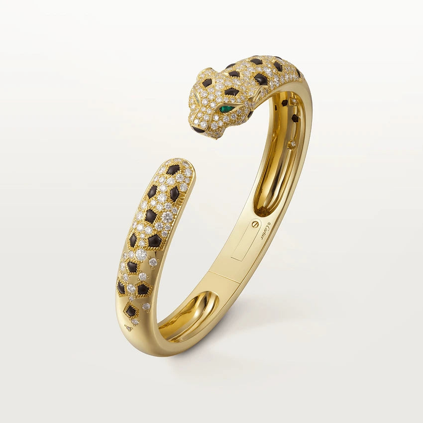 [Marin]PANTHÈRE GRAND BRACELET DIAMANTS