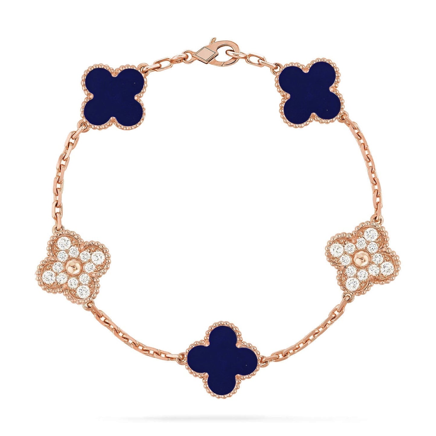 [Marin]CLOVER 5 MOTIF LAPIS LAZULI BRACELET COLLECTION