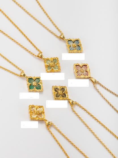 [Marin-Jewelry] B.C.L SMALL SIZE  ENAMEL NECKLACE£¨Various colors)