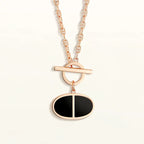 [Marin]CHAINE VERSO BLACK CERAMIC NECKLACE