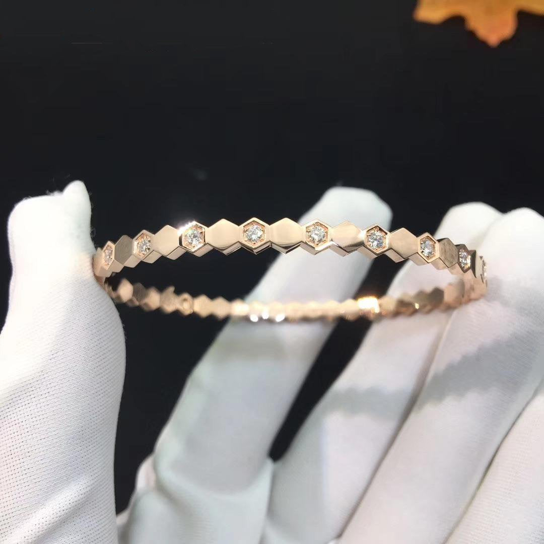 [Marin]BRACELET BEE LOVE EN ARGENT ET DIAMANT