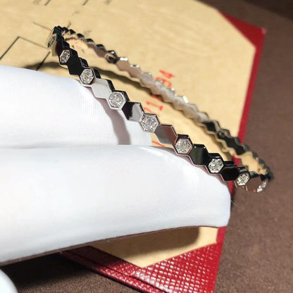 [Marin-Jewelry]BEE LOVE SILVER DIAMOND BRACELET