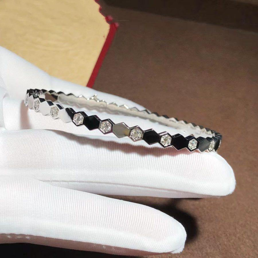 [Marin]BRACELET BEE LOVE EN ARGENT ET DIAMANT