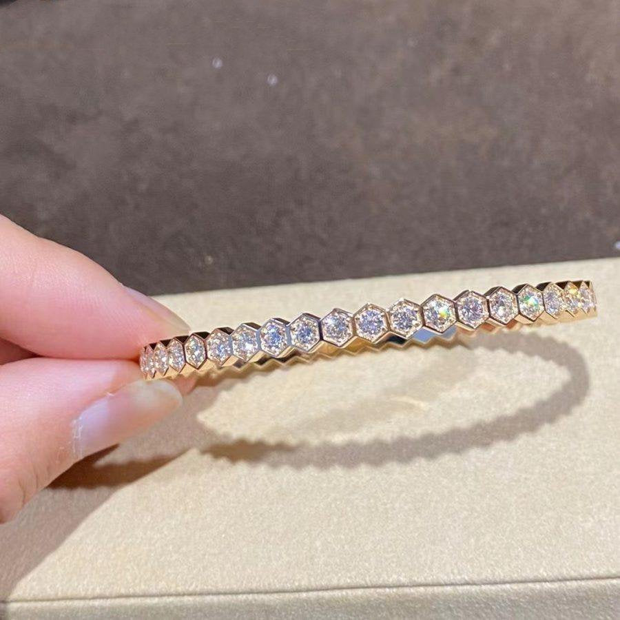 [Marin]BEE LOVE GOLD BRACELET FULL DIAMOND