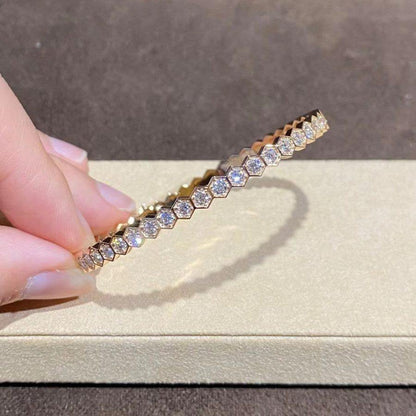 [Marin-Jewelry]BEE LOVE GOLD BRACELET FULL DIAMOND