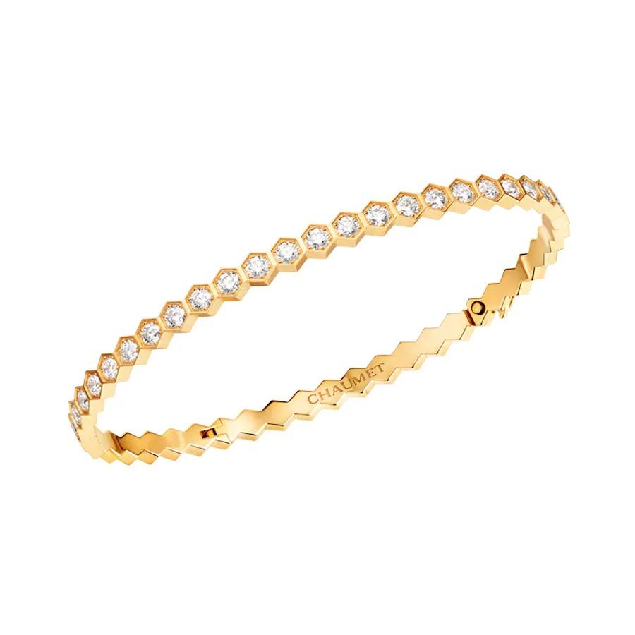 [Marin-Jewelry]BEE LOVE GOLD BRACELET FULL DIAMOND