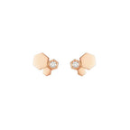 [Marin]BEE LOVE PINK GOLD DIAMOND EARRINGS