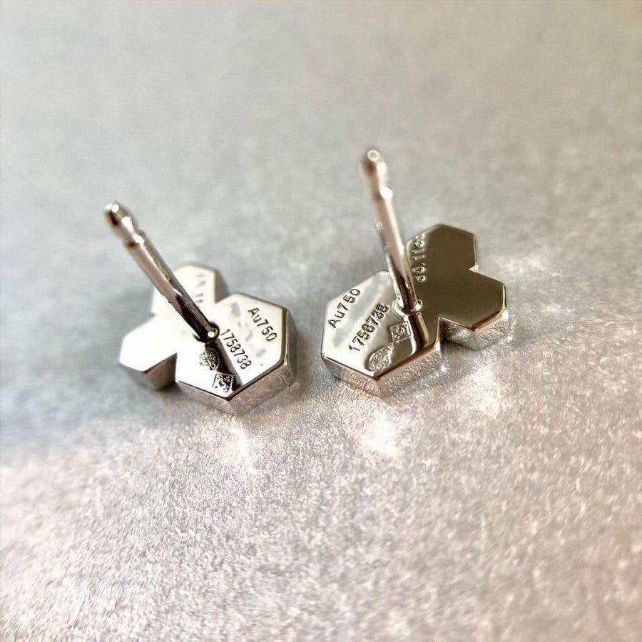 [Marin]BEE LOVE SILVER DIAMOND EARRINGS
