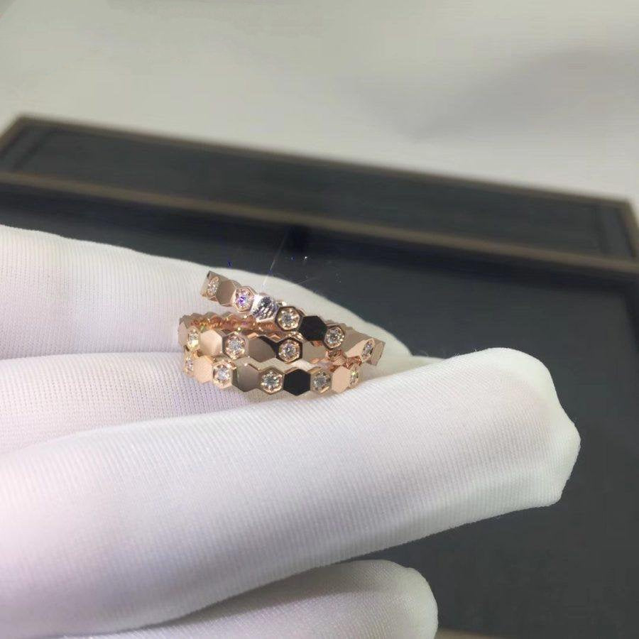 [Marin]BEE LOVE RING PINK GOLD DIAMOND