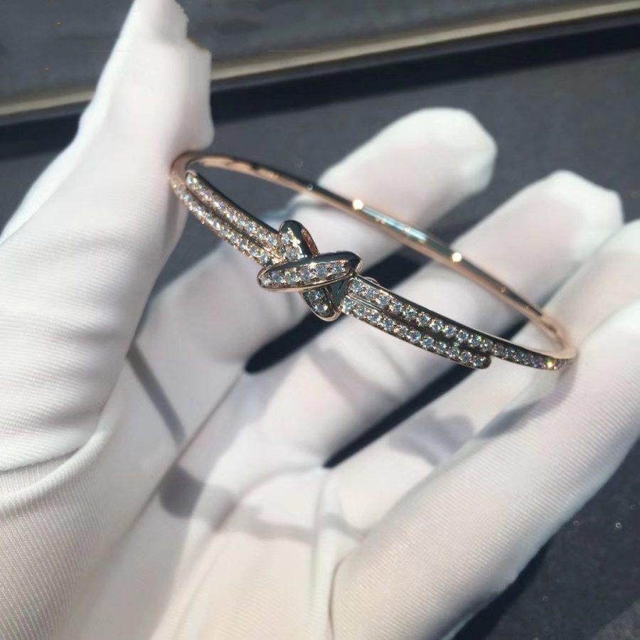 [Marin]JEUX DE BRACELETS DIAMANTS OR ROSE