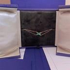 [Marin]BRACELET MALACHITE OR ROSE 1 DIAMANT