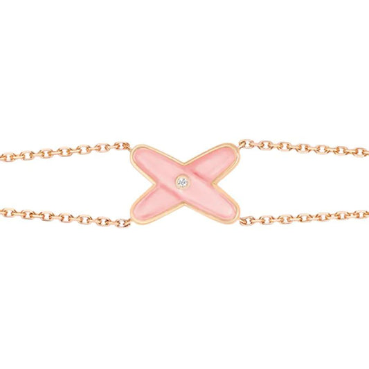 [Marin]JEUX BRACELET PINK MOP PINK GOLD 1 DIAMOND