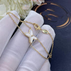[Marin]JEUX BRACELET NACRE BLANCHE OR 1 DIAMANT