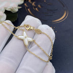 [Marin]JEUX BRACELET NACRE BLANCHE OR 1 DIAMANT