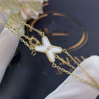 [Marin]JEUX BRACELET NACRE BLANCHE OR 1 DIAMANT