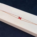 [Marin]BRACELET JEUX CORNALINE OR ROSE 1 DIAMANT