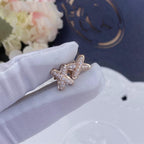 [Marin]JEUX DE PINK GOLD DIAMOND EARRINGS