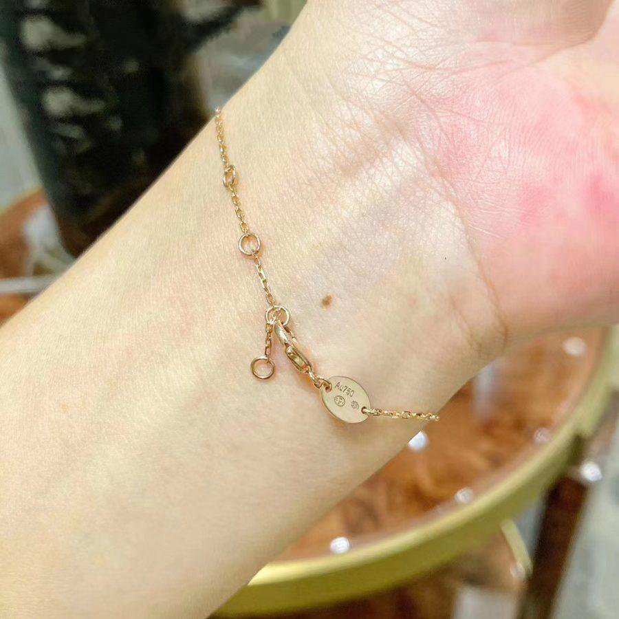 [Marin]JEUX DE BRACELET MOP PINK GOLD DIAMONDS