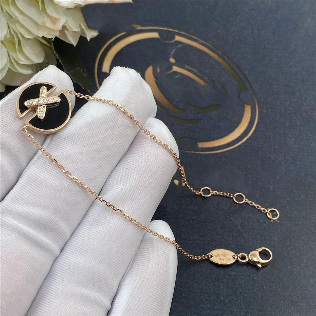 [Marin]JEUX DE BRACELET ONYX PINK GOLD DIAMOND