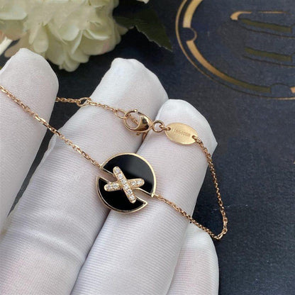 [Marin]JEUX DE BRACELET ONYX PINK GOLD DIAMOND