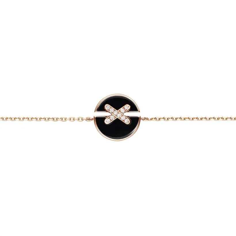 [Marin]BRACELETS EN ONYX OR ROSE ET DIAMANTS