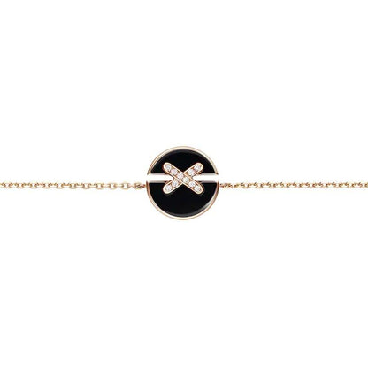 [Marin]JEUX DE BRACELET ONYX PINK GOLD DIAMOND