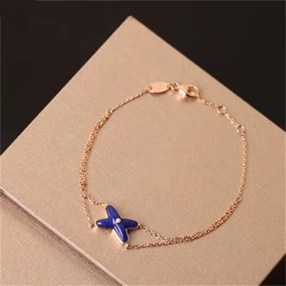 [Marin]Hollow Design Four-Leaf Clover Flower Shape Ring