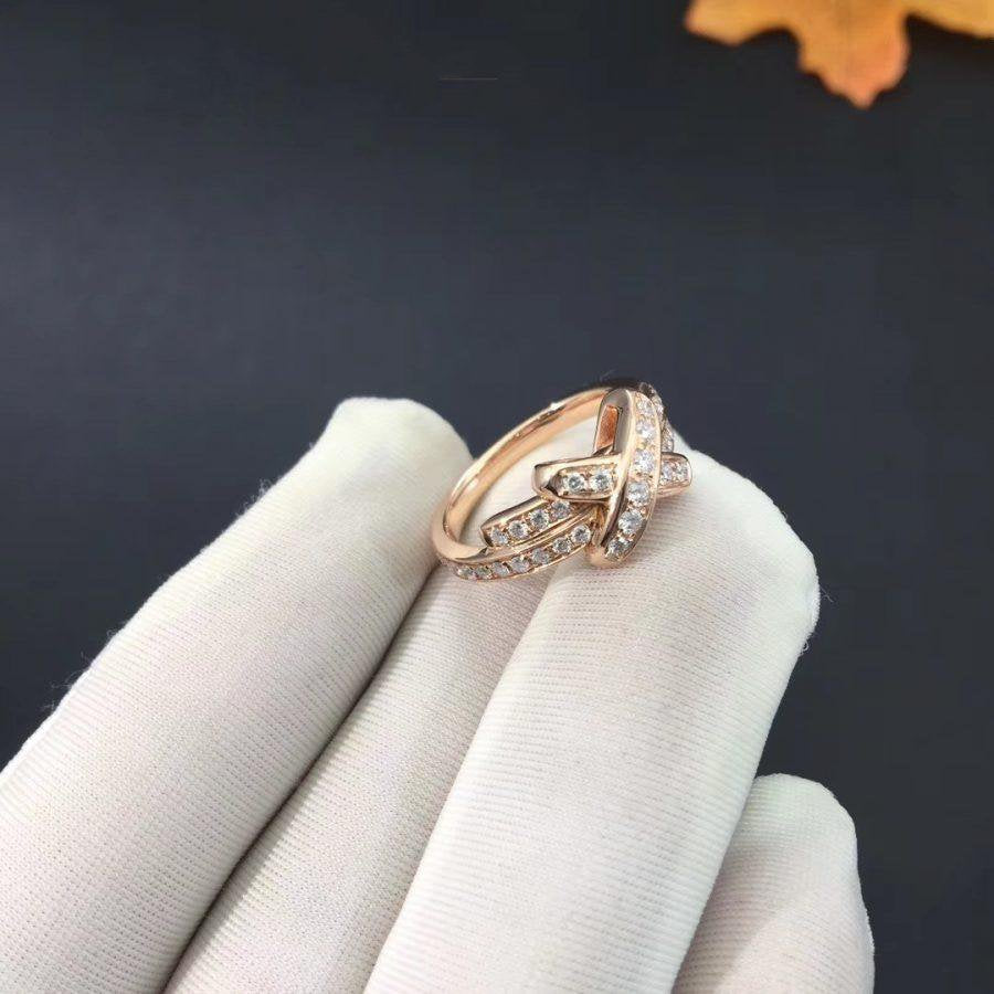 [Marin]BAGUE EN OR ROSE ET DIAMANT