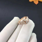 [Marin]BAGUE EN OR ROSE ET DIAMANT