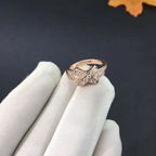 [Marin]BAGUE EN OR ROSE ET DIAMANT