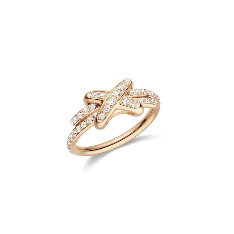 [Marin]BAGUE EN OR ROSE ET DIAMANT