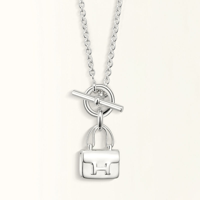 [Marin]POP H PEDANT SILVER NECKLACE
