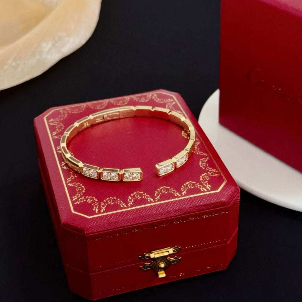 [Marin jewelrys]BRACELET OUVERT LOVE DIAMOND