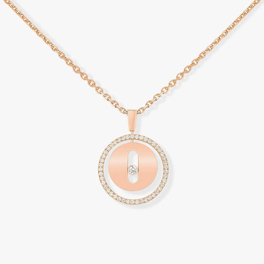 [Marin]Demo MOVE PM NECKLACE PINK GOLD DIAMOND