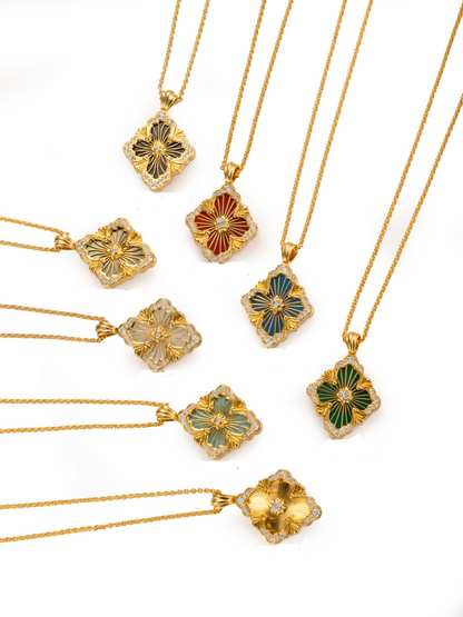 [Marin] B.C.L BIG SIZE  ENAMEL NECKLACE（Various colors）