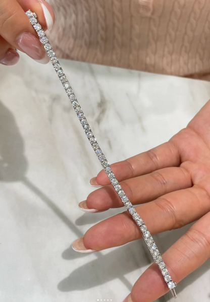 [Marin-Jewelry]  CLASSIC BASEBALL BRACELAT, 52 DIAMOND