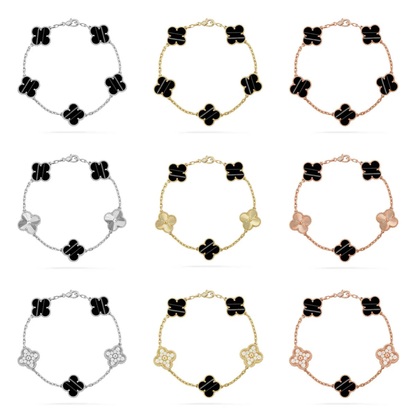 [Marin] CLOVER 5 MOTIF PULSAR STONE BRACELET COLLECTION
