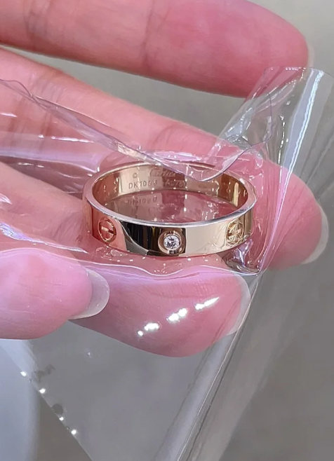 [Marin-Jewelry]LOVE RING 4MM 1ダイヤモンド