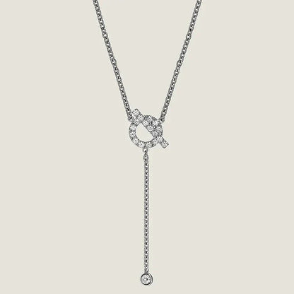 [Marin]FINESSE SILVER DIAMOND NECKLACE