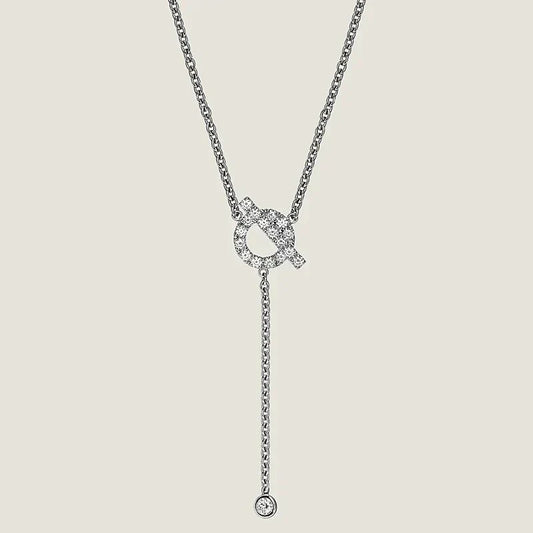 [Marin]FINESSE SILVER DIAMOND NECKLACE