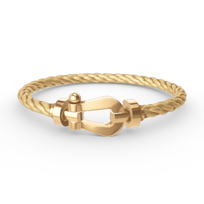 [Marin-Jewelry]FORCE LARGE HORSESHOE NO DIAMOND BRACELET GOLD