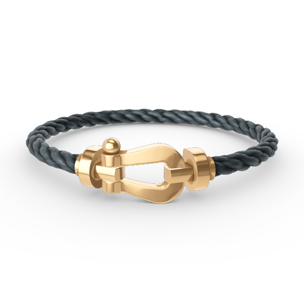 [Marin-Jewelry]FORCE LARGE HORSESHOE NO DIAMOND BRACELET GOLD
