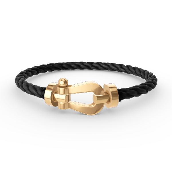 [Marin-Jewelry]FORCE LARGE HORSESHOE NO DIAMOND BRACELET GOLD