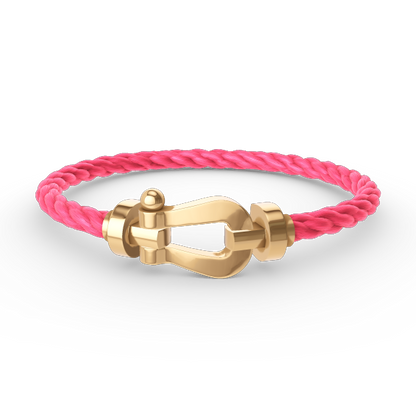 [Marin-Jewelry]FORCE LARGE HORSESHOE NO DIAMOND BRACELET GOLD