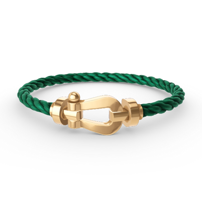 [Marin-Jewelry]FORCE LARGE HORSESHOE NO DIAMOND BRACELET GOLD